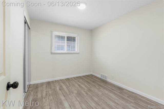 14920 Myola Ave, Warren, MI 48089 - unfurnished bedroom with wood finished floors and a closet