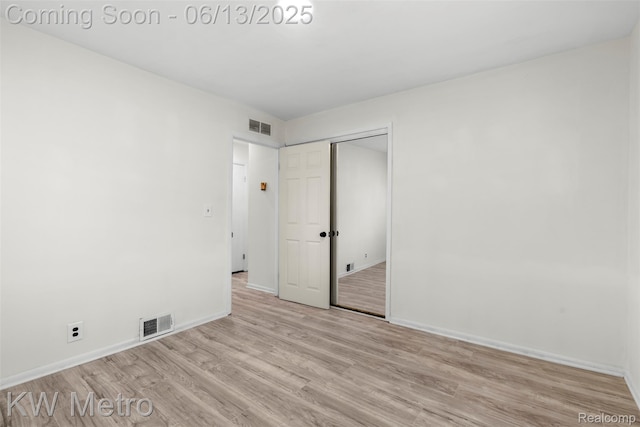 14920 Myola Ave, Warren, MI 48089 - unfurnished bedroom with wood finished floors and a closet