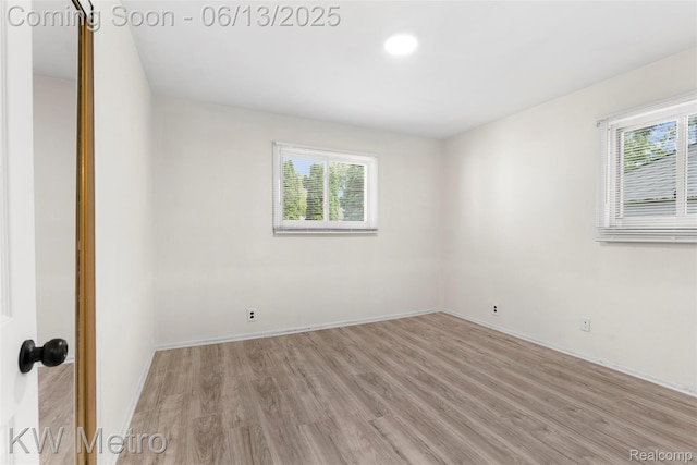 14920 Myola Ave, Warren, MI 48089 - unfurnished room with healthy amount of natural light, light wood-style flooring, and recessed lighting
