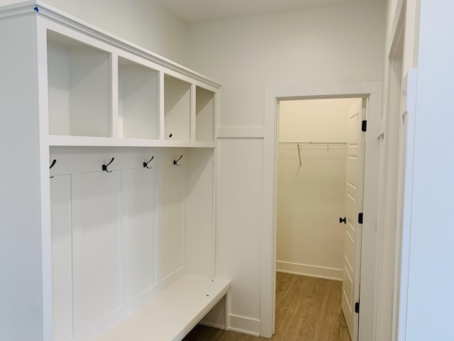 15765 Norwalk Rd, Grand Haven, MI 49417 - mudroom featuring wood finished floors and baseboards