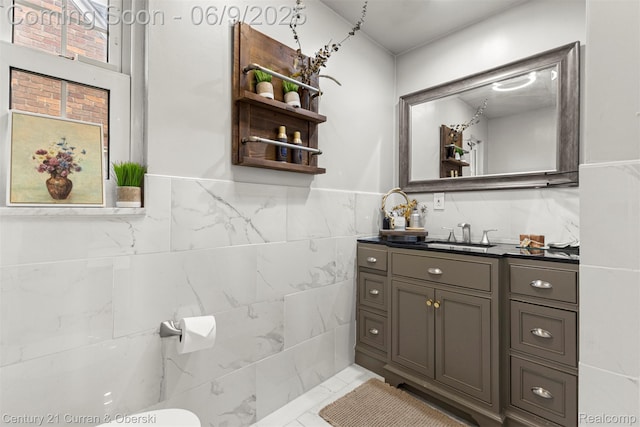 300 S Melborn St, Dearborn, MI 48124 - half bathroom featuring vanity and toilet