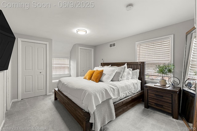 300 S Melborn St, Dearborn, MI 48124 - bedroom with multiple closets, light colored carpet, and baseboards