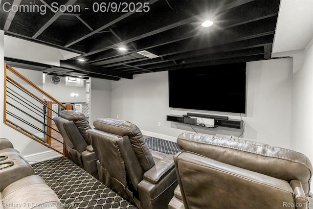 300 S Melborn St, Dearborn, MI 48124 - cinema room with baseboards and carpet flooring