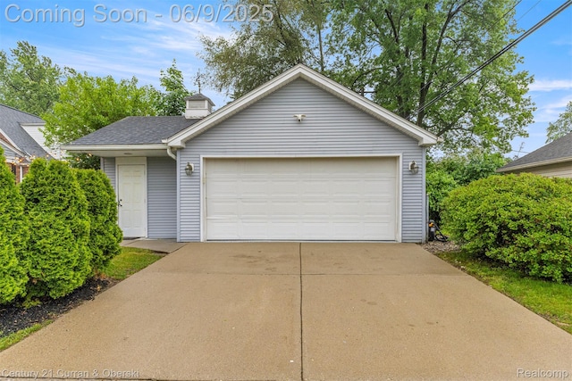300 S Melborn St, Dearborn, MI 48124 - view of front of home with a shingled roof, a chimney, and an outdoor structure