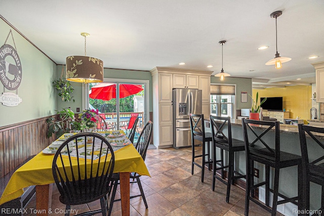 813 Birchwood Dr, Flushing, MI 48433 - dining space featuring recessed lighting