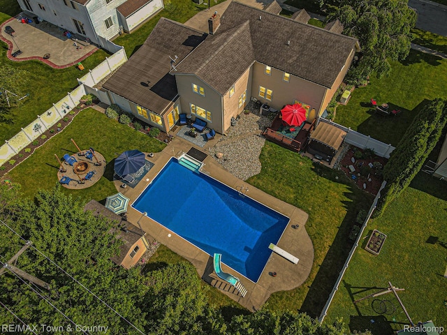 813 Birchwood Dr, Flushing, MI 48433 - bird's eye view