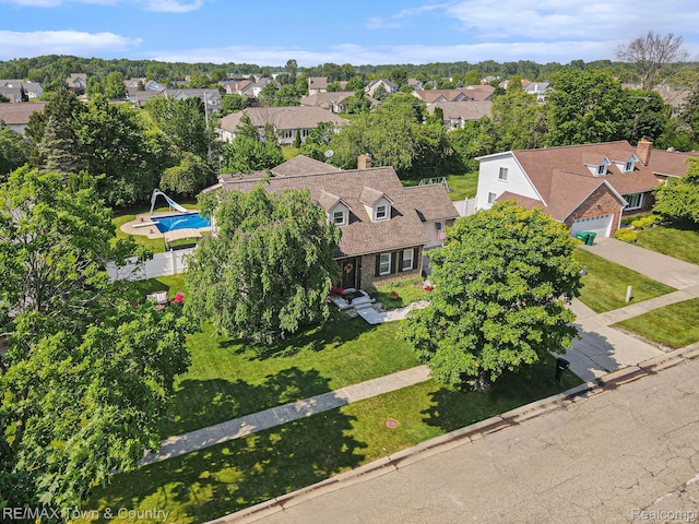 813 Birchwood Dr, Flushing, MI 48433 - aerial view of residential area