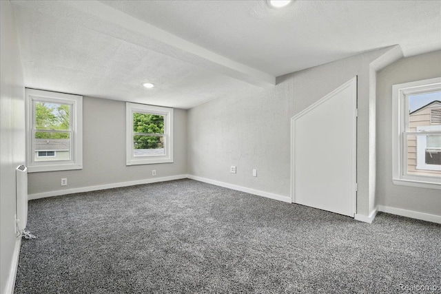 3345 Curwood St, Bloomfield Hills, MI 48329 - carpeted spare room featuring a textured ceiling and baseboards