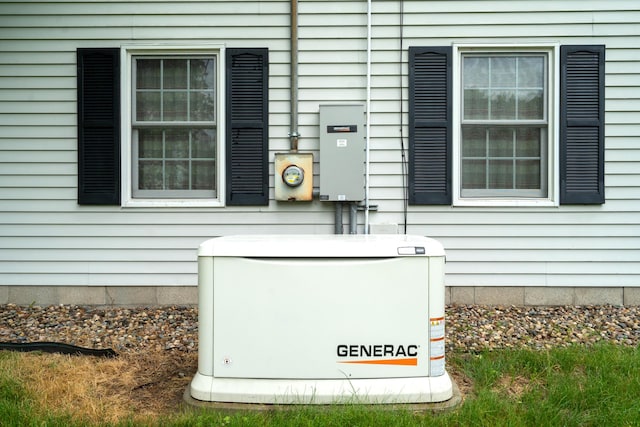 2961 E B Ave, Plainwell, MI 49080 - exterior view of a power unit and electric meter