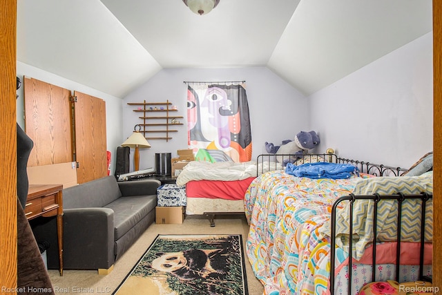 1653 Crab Apple Dr, Ypsilanti, MI 48198 - bedroom featuring carpet flooring and vaulted ceiling