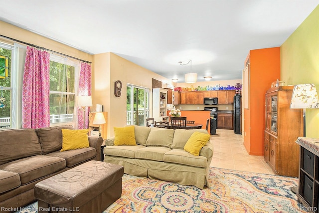 1653 Crab Apple Dr, Ypsilanti, MI 48198 - living area with light tile patterned flooring