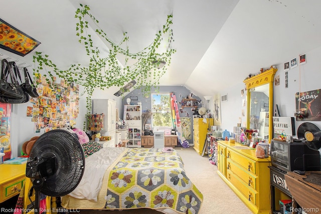 1653 Crab Apple Dr, Ypsilanti, MI 48198 - bedroom featuring carpet floors and vaulted ceiling