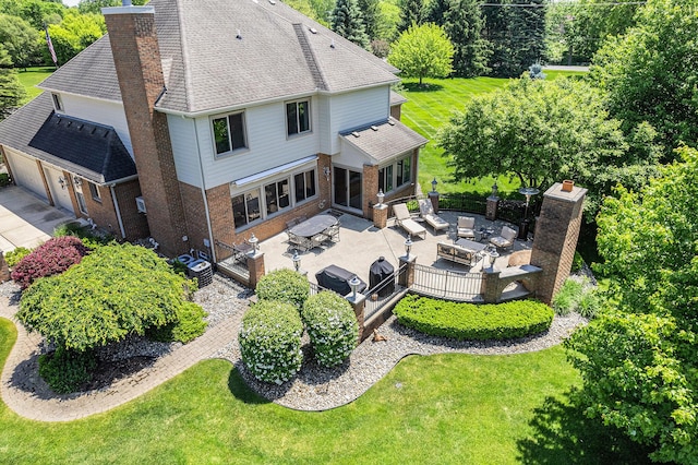 4251 Fleming Way, Plymouth, MI 48170 - view of subject property with a tree filled landscape