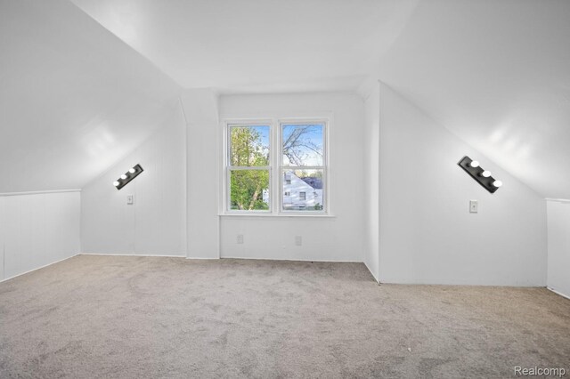 17594 Vaughan St, Detroit, MI 48219 - additional living space featuring lofted ceiling and carpet