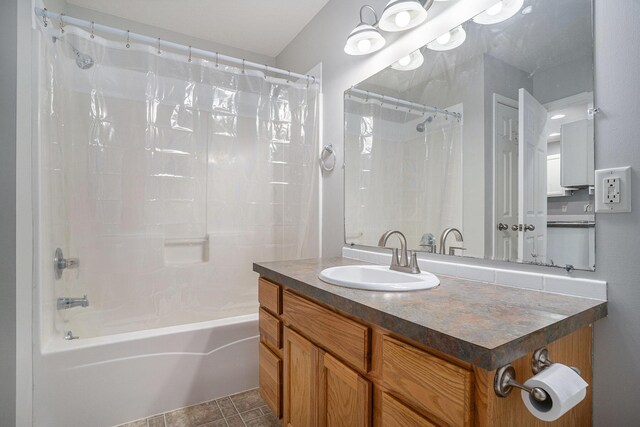 302 NE Xing, Holland, MI 49423 - full bathroom featuring shower / tub combo and vanity