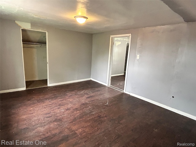 16857 Cheyenne St, Detroit, MI 48235 - unfurnished bedroom featuring wood finished floors and a closet