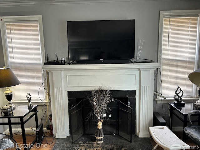 16857 Cheyenne St, Detroit, MI 48235 - detailed view of a premium fireplace