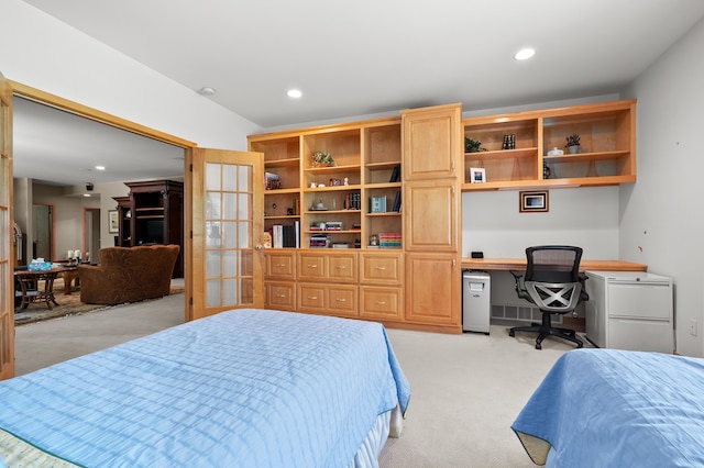 7843 Shepherds Glen Ct, Kalamazoo, MI 49009 - bedroom featuring light colored carpet and recessed lighting