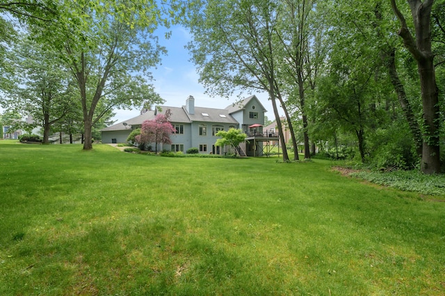 7843 Shepherds Glen Ct, Kalamazoo, MI 49009 - view of grassy yard featuring stairs