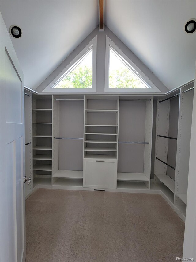 9635 Norman Rd, Clarkston, MI 48348 - walk in closet featuring carpet