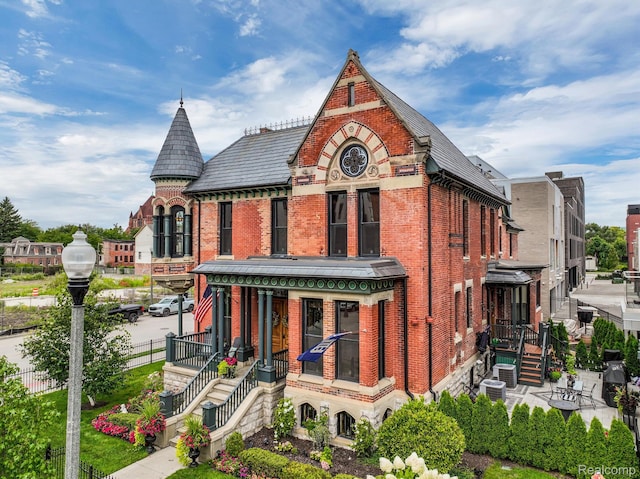 205 Alfred St Unit A, Detroit, MI 48201 - view of building exterior featuring cooling unit