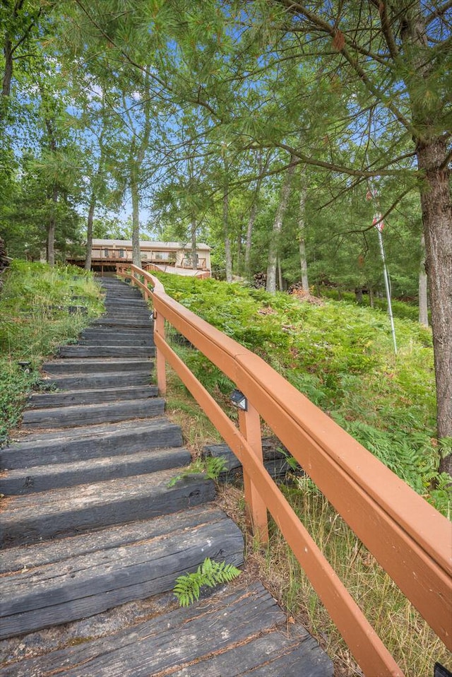 8833 W Velt Ave, Baldwin, MI 49304 - view of wooden deck