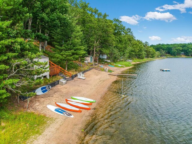8833 W Velt Ave, Baldwin, MI 49304 - water view with a forest