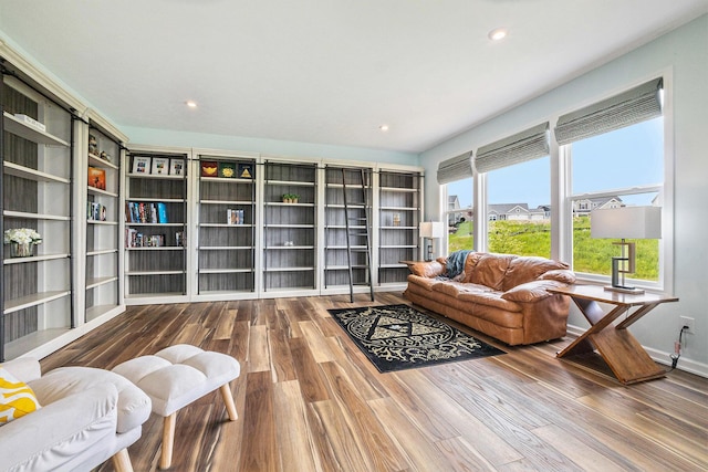 1162 Cooks Corner Ct SE, Byron Center, MI 49315 - sitting room featuring wood finished floors and recessed lighting