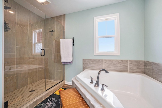 1162 Cooks Corner Ct SE, Byron Center, MI 49315 - bathroom featuring a shower stall and a bath