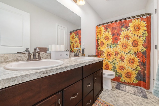 1162 Cooks Corner Ct SE, Byron Center, MI 49315 - full bathroom featuring double vanity and toilet