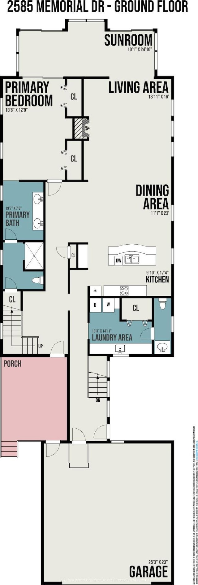 2585 Memorial Dr, Muskegon, MI 49445 - room layout