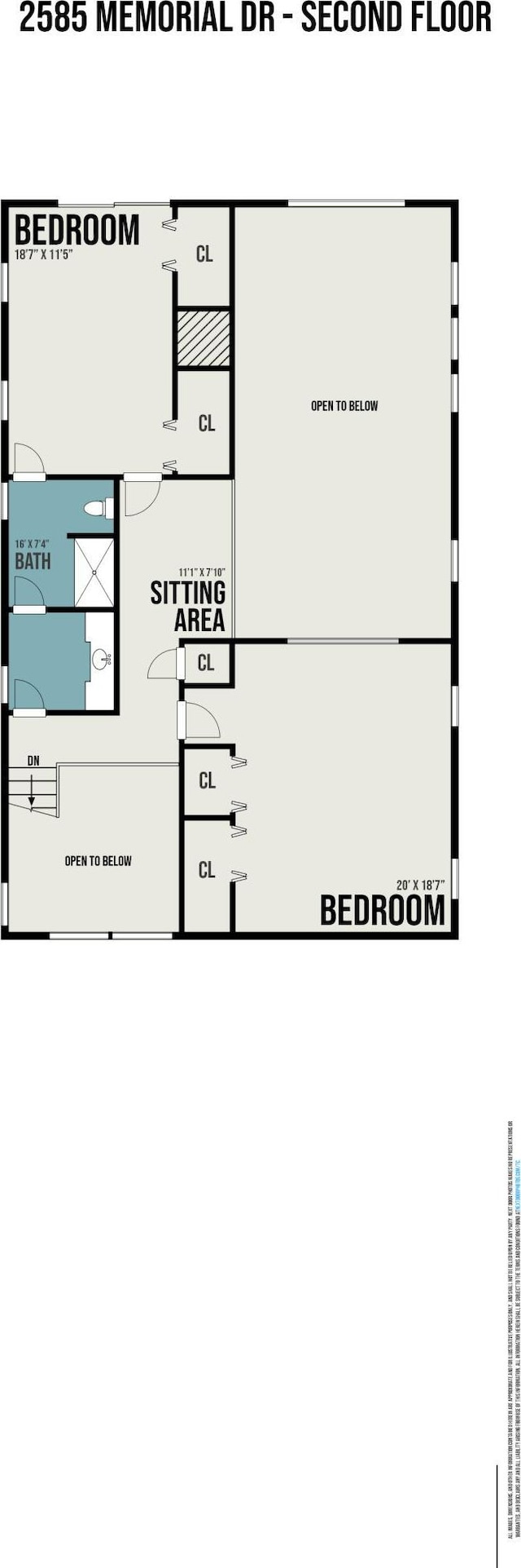 2585 Memorial Dr, Muskegon, MI 49445 - floor plan / room layout