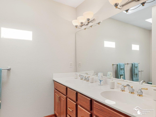 9241 Legacy Ct, Temperance, MI 48182 - bathroom featuring double vanity