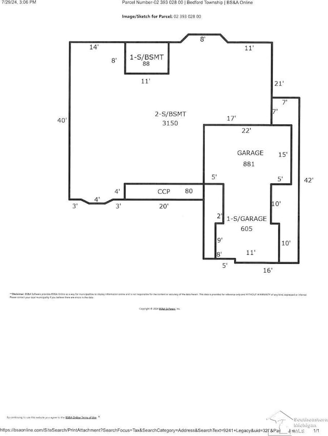 9241 Legacy Ct, Temperance, MI 48182 - property floor plan