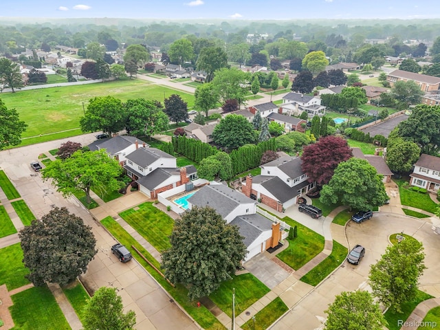 18607 Colonial Ct, Allen Park, MI 48101 - aerial perspective of suburban area