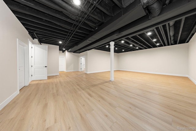 4174 Prescott Park Cir W, Bloomfield, MI 48323 - finished basement with wood finished floors and baseboards