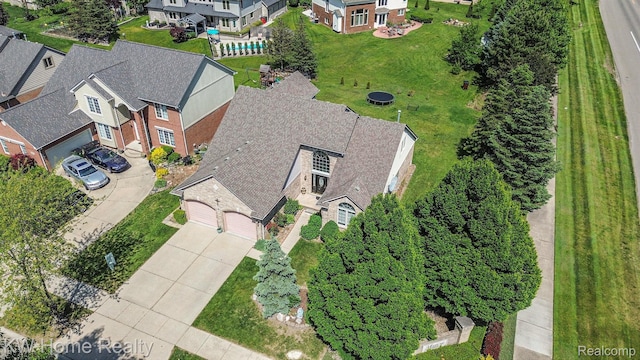 47040 W Wayford Dr, Shelby Twp, MI 48315 - view of property location with nearby suburban area