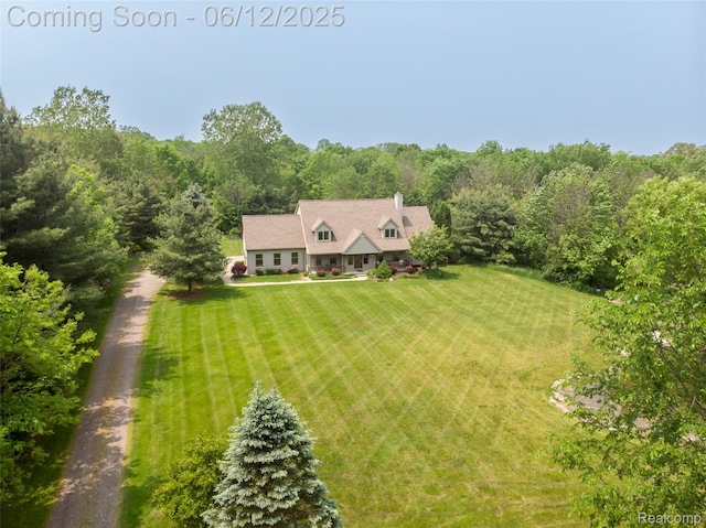 10399 Allen Rd, Clarkston, MI 48348 - view from above of property featuring a forest
