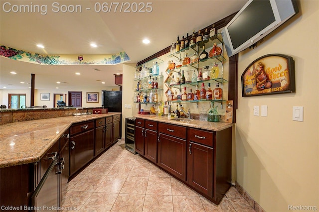 4546 Forest Edge Ln, West Bloomfield, MI 48323 - indoor bar with recessed lighting