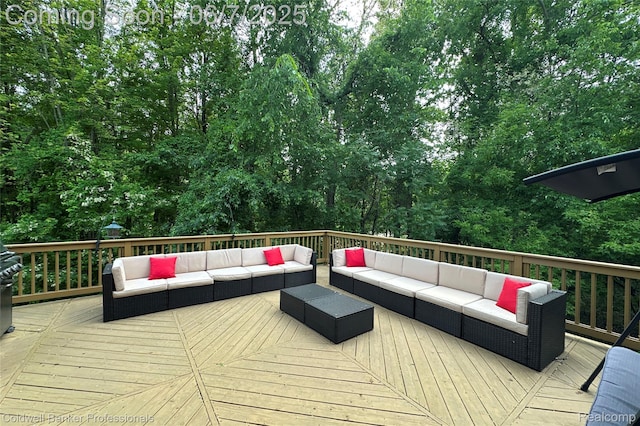 4546 Forest Edge Ln, West Bloomfield, MI 48323 - deck with outdoor lounge area