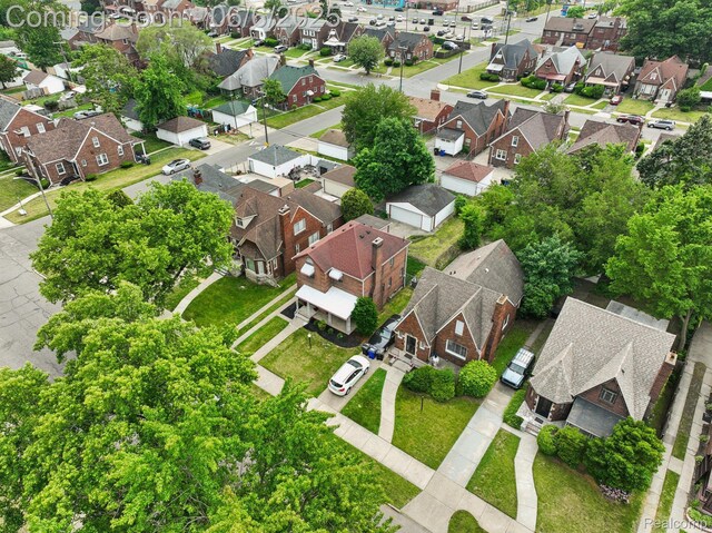 17321 Snowden St, Detroit, MI 48235 - aerial view of residential area