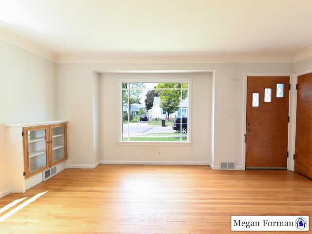 426 Mae-Thy St SE, Grand Rapids, MI 49548 - foyer with light wood-style floors and baseboards