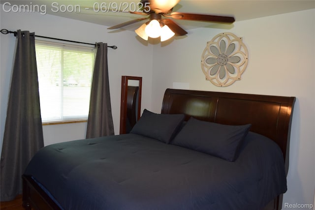 6009 Lancaster Dr, Flint, MI 48532 - bedroom with a ceiling fan