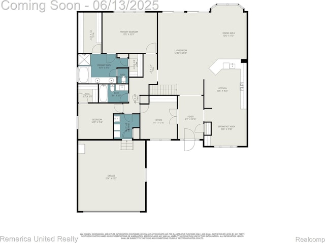 24168 Grand Traverse Ave, Flat Rock, MI 48134 - view of home floor plan