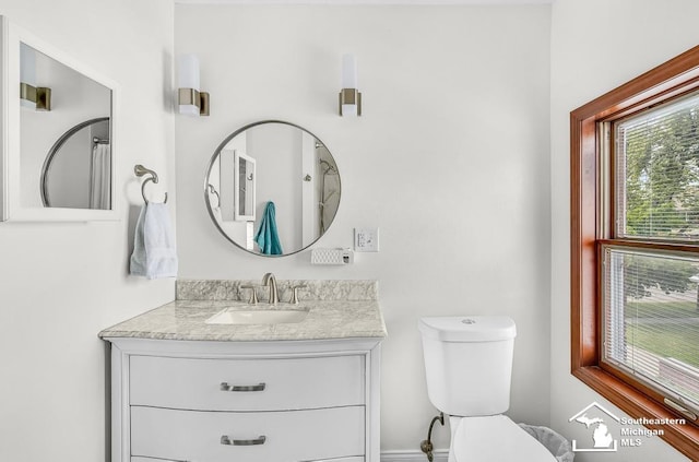 448 Borgess Ave, Monroe, MI 48162 - bathroom with vanity and toilet