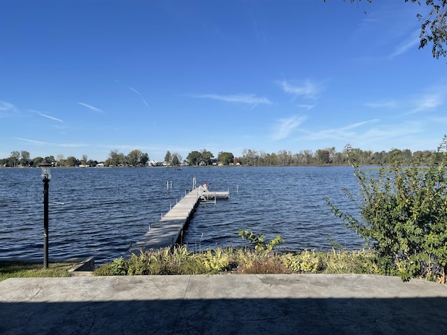 824 N Werners Landing Dr, Bronson, MI 49028 - dock area featuring a water view