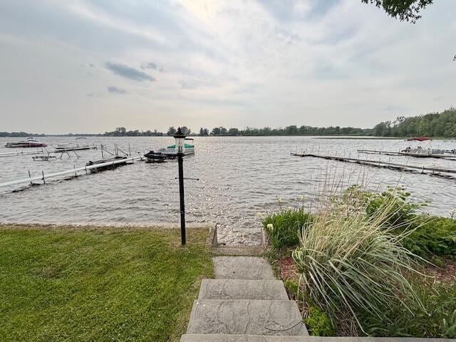 824 N Werners Landing Dr, Bronson, MI 49028 - dock with a water view