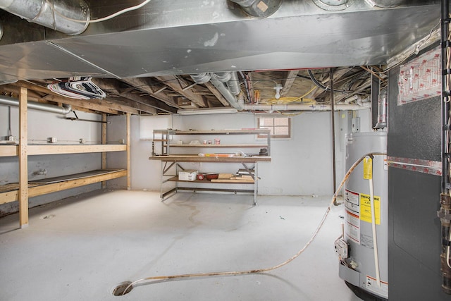 525 Riverview Ave, Monroe, MI 48162 - below grade area with gas water heater
