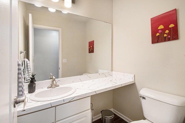 743 Fieldview Dr, Grand Ledge, MI 48837 - half bath with toilet and vanity