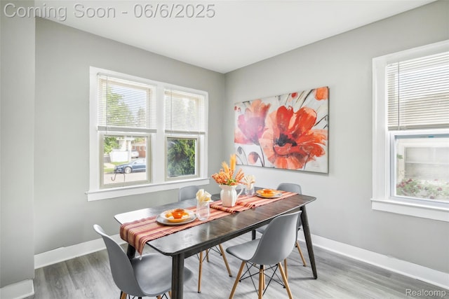 1512 Marion Ave, Lincoln Park, MI 48146 - dining area with wood finished floors and baseboards